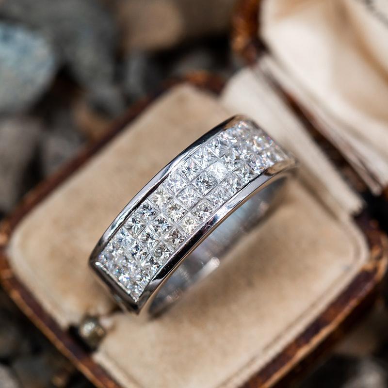 

Huitan Shinning Square Zirconia Finger Ring Female Wedding Band Zircon Luxury Copper Color Accessories for Engagement Ceremony 6