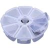 Transparent DIY Jewelry Organizer with Removable Storage Box and Loose Beads Compartment