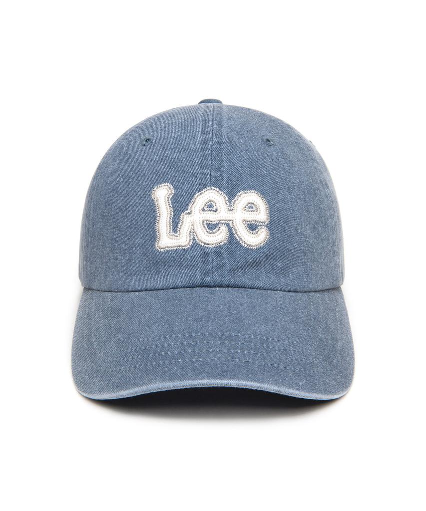 LEE Twitch Applique Pigment Ball Cap Blue