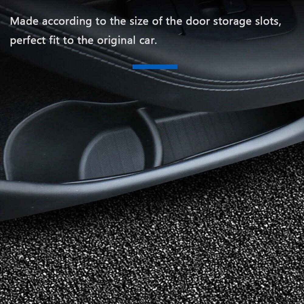 For Tesla Model 3 Highland 2024 Door Side Storage Box Tray Organizer Accessories