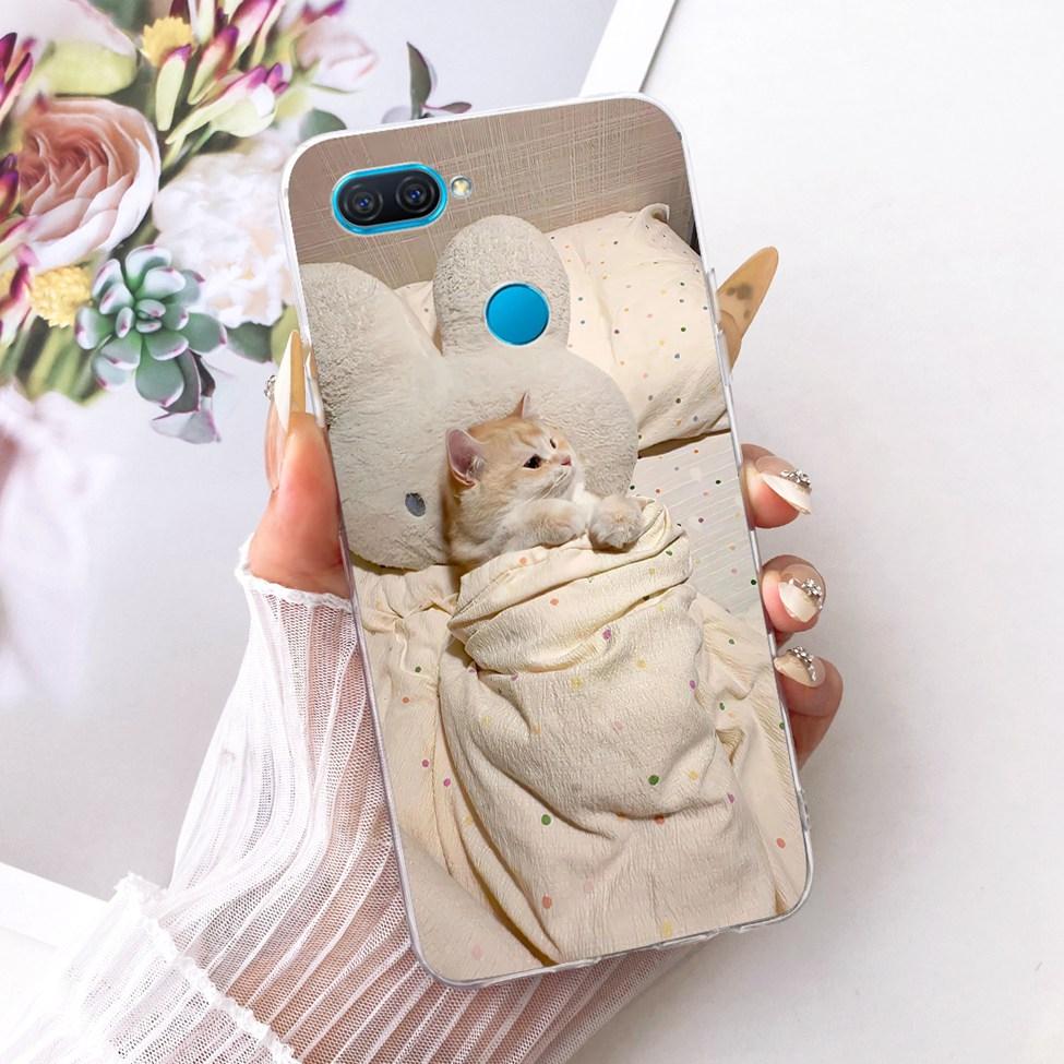 For Oppo A12 Clear Case Aesthetic Luxury Cute Fashion Flowers Funny Painted Casing For Oppo A 12 CPH2083 CPH2077