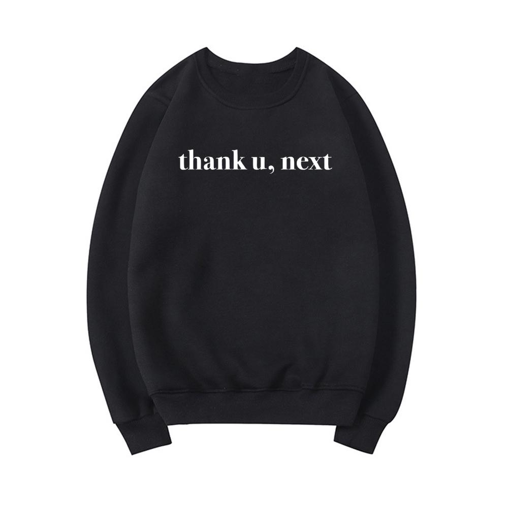 Bluza Thank U Next Damska Harajuku Graficzna Bluza z Kapturem Moda lat 90. Bluzy Crewneck Streetwear Casualowe Pulowery Prezent dla Fanów