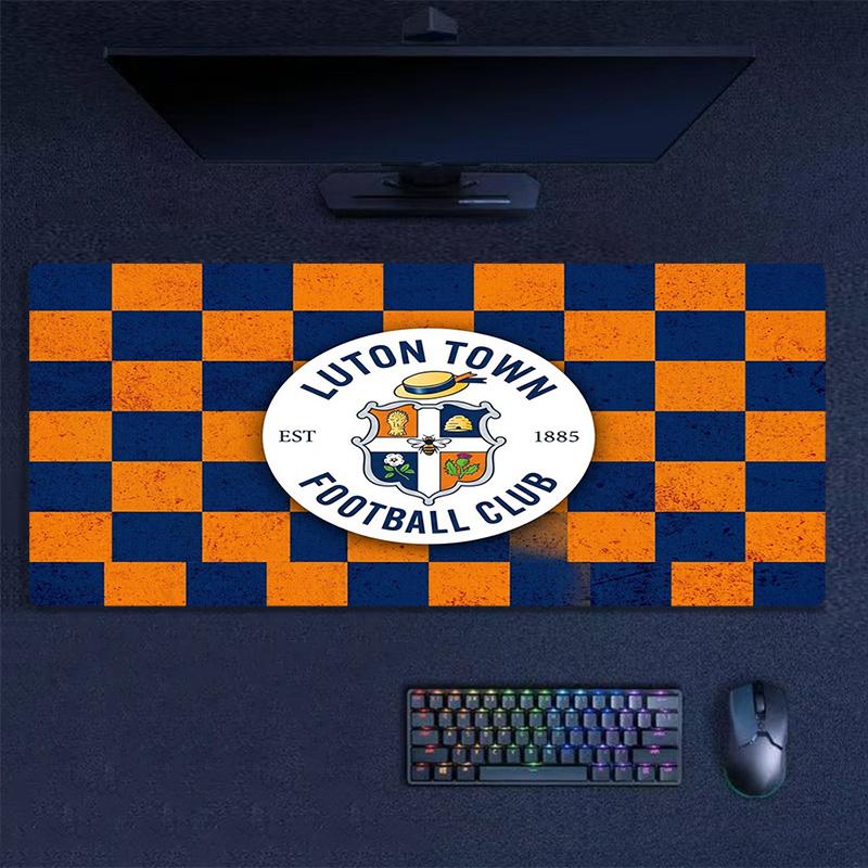 Luton Town FC Color Mouse Pad Large Gaming Table Cushion Non-slip Laptop Tablet Big Mousepad XXL Mat Mini PC Playmat With Lock Edge