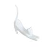Stretching Kitten Funny Cat Ornaments Carved Kitten Statue Creative Miniature Figurines  Garden