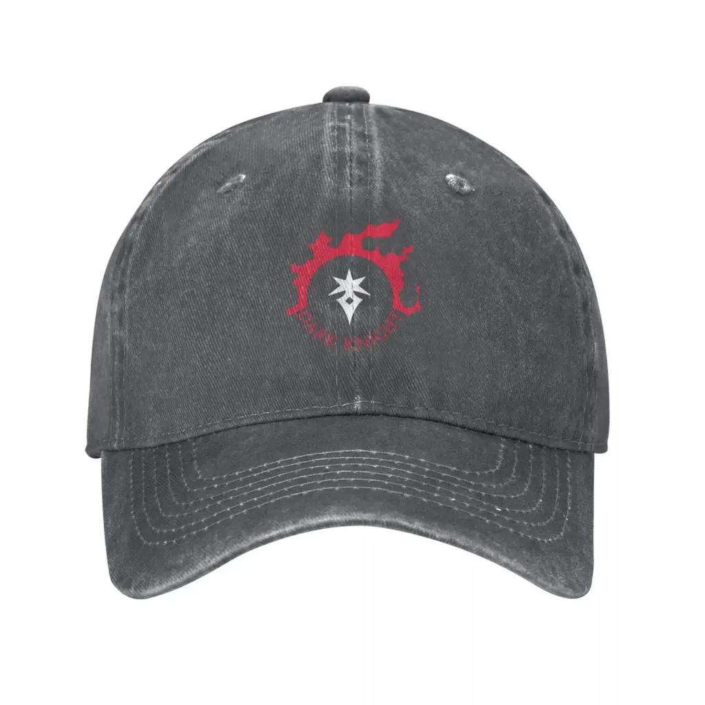 FFXIV Dunkler Ritter Logo Baseballkappe F Hüte für Unisex Lustige Hüte Wild Ballmütze Damen Unisexs