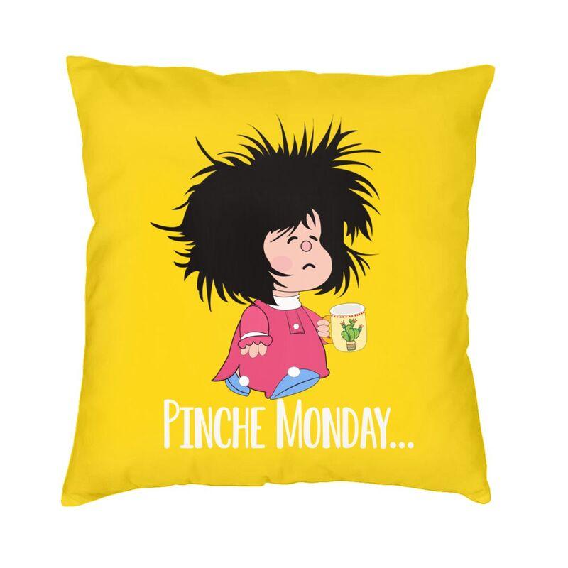 Humor Manga Mafalda Cushion Cover Sofa Home Decorative Quino Argentina Cartoon Square Throw Pillow Cover 40x40