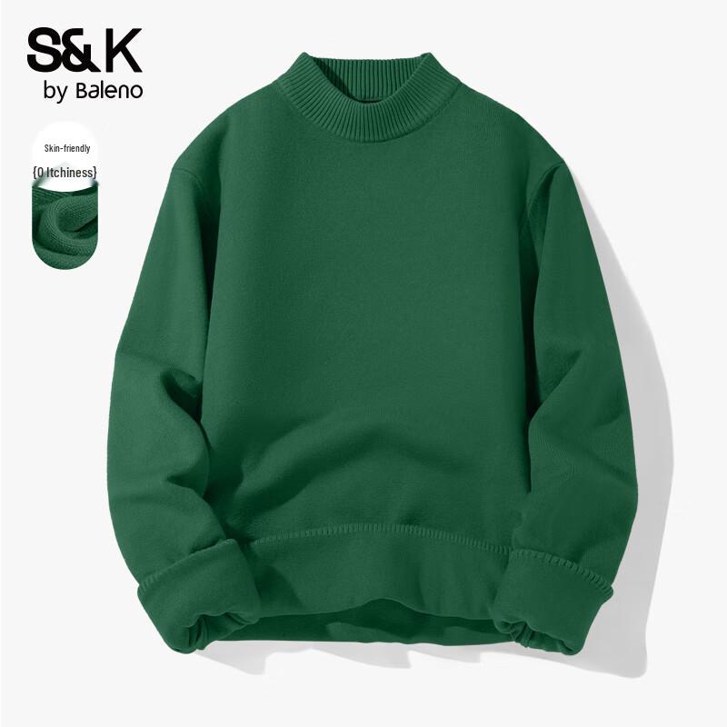 Baleno S&K Men's Mock Neck Knit Sweater