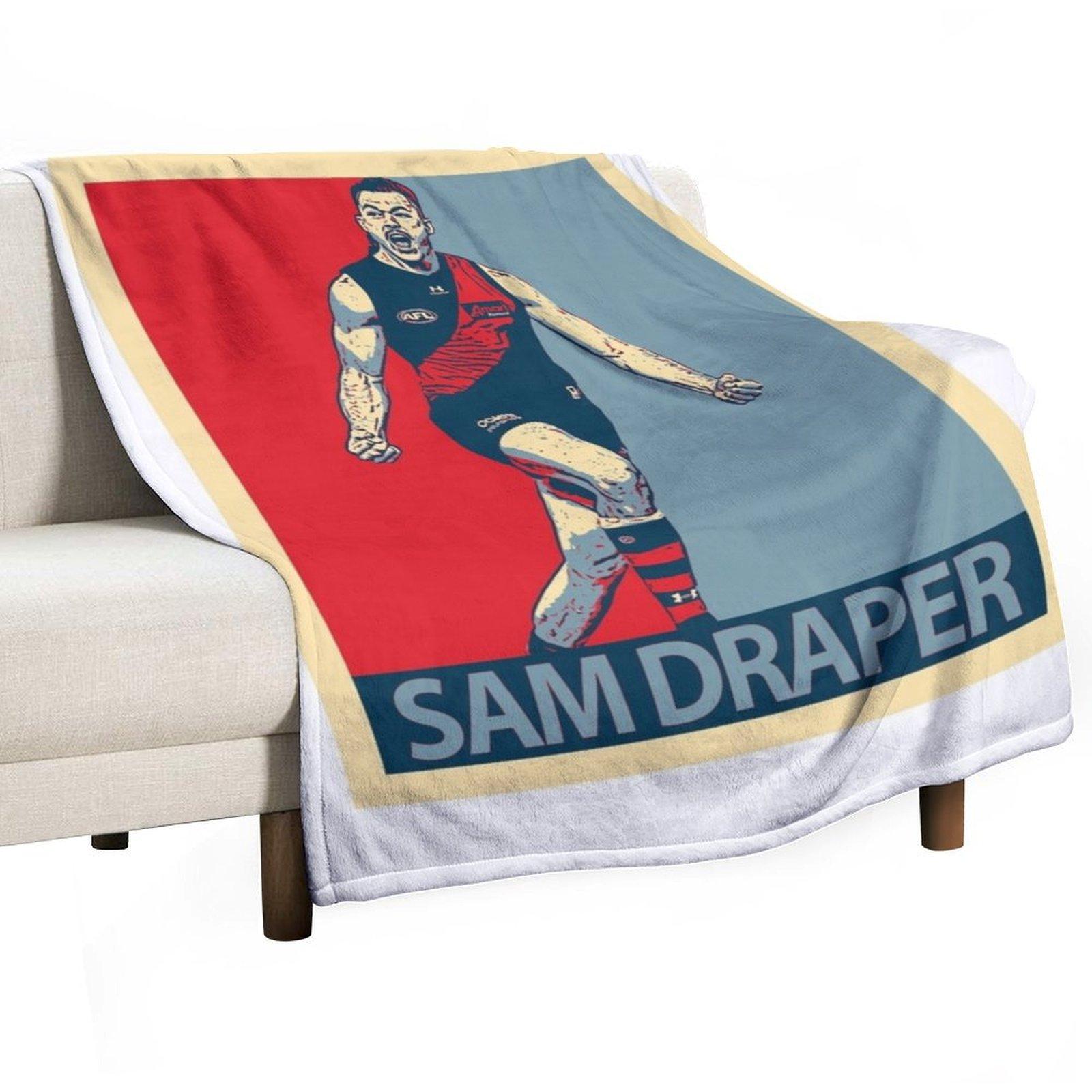 Sam Draper Throw Blanket Giant Sofa Hairy Comforter for winter Blankets 30x40in