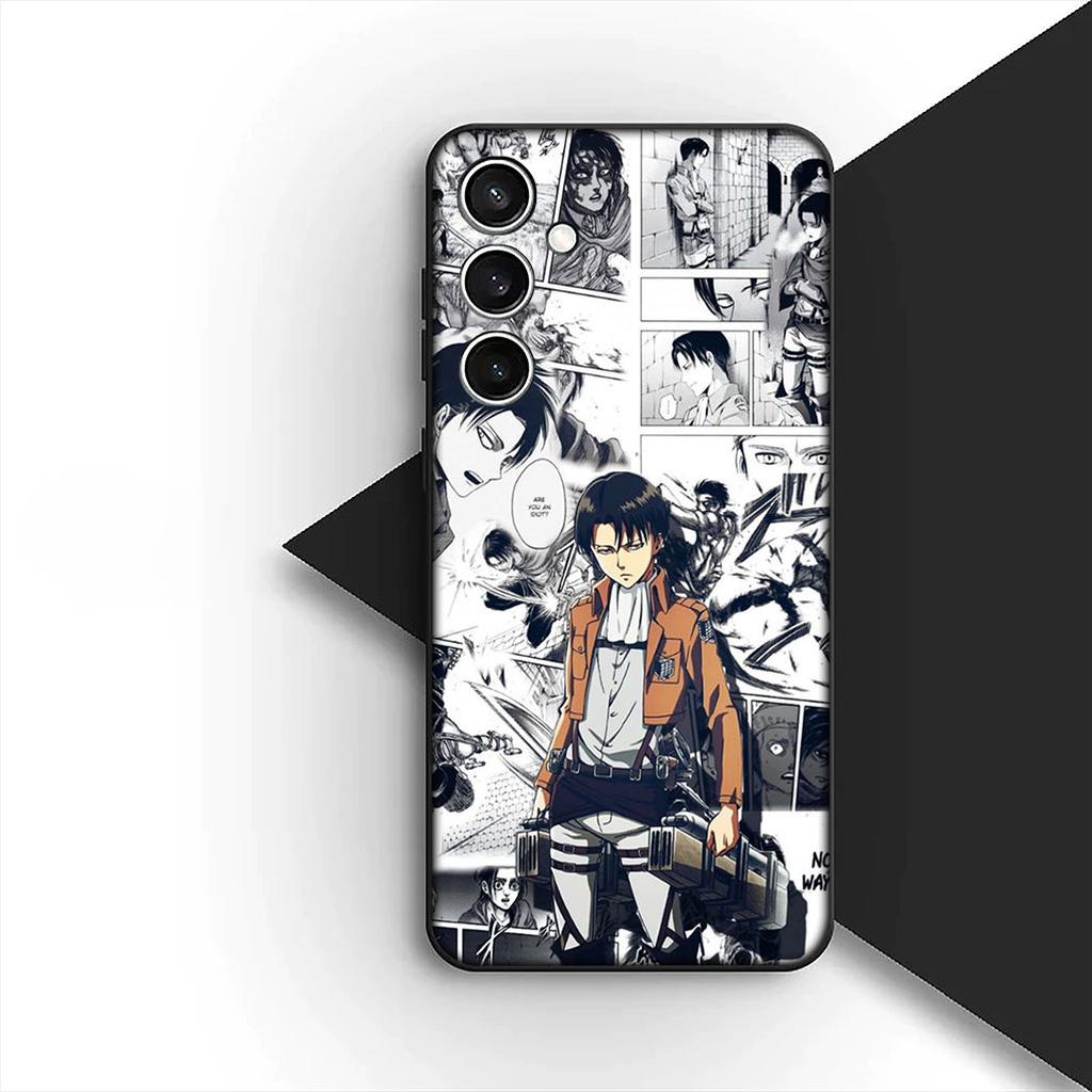 Cover for Xiaomi Poco C75 C65 C85 X7 X6 M8 F7 F8 Ultra F6 Pro Casing Phone Case Levi Cartoon Attack On Titan Eren Jaeger