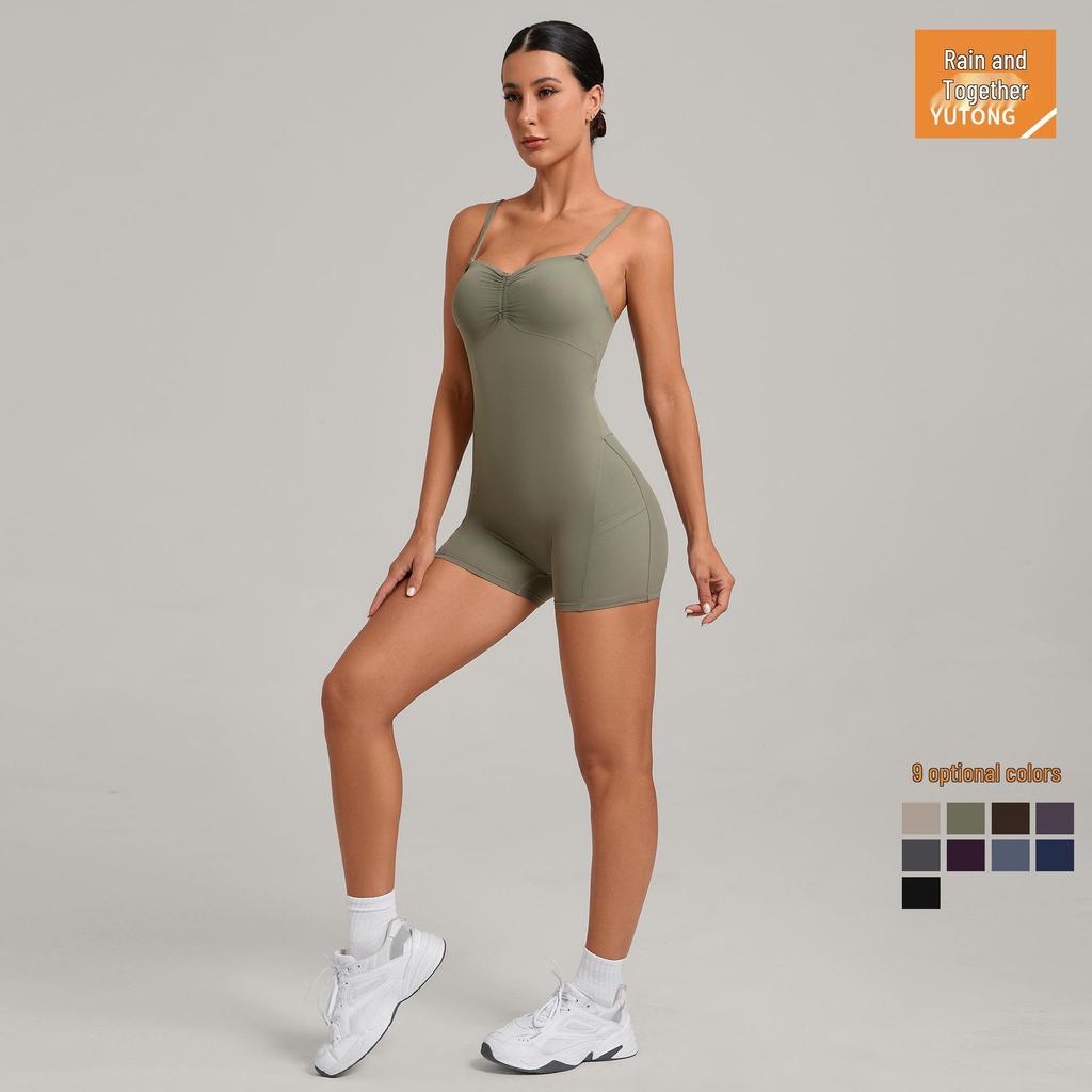 Women's Multi-Wear Yoga and Running Jumpsuit with Side Pockets