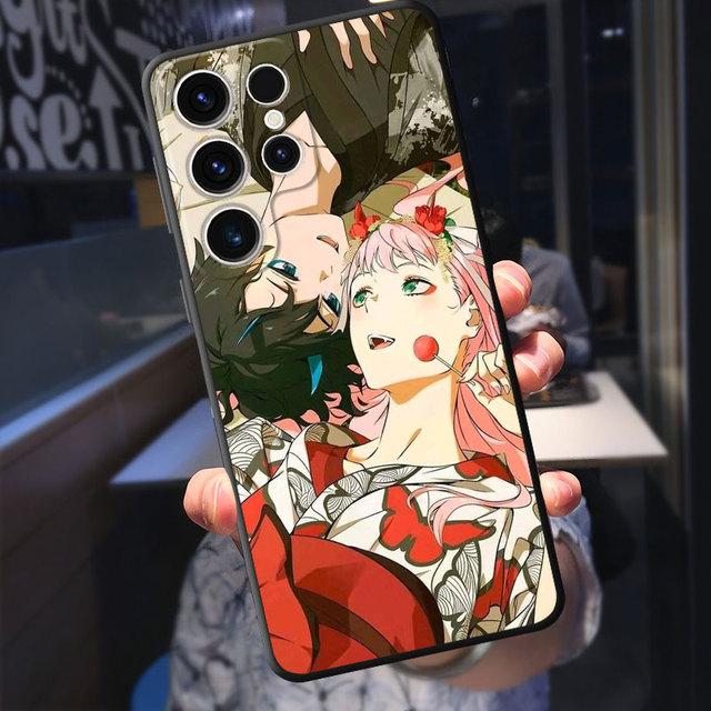 Hülle für Samsung Galaxy S22 Plus S21 S10e S23 Ultra 5g S20 Fe S10 S9 S8 Süße Anime Zero Two Darling In The Franxx Cover