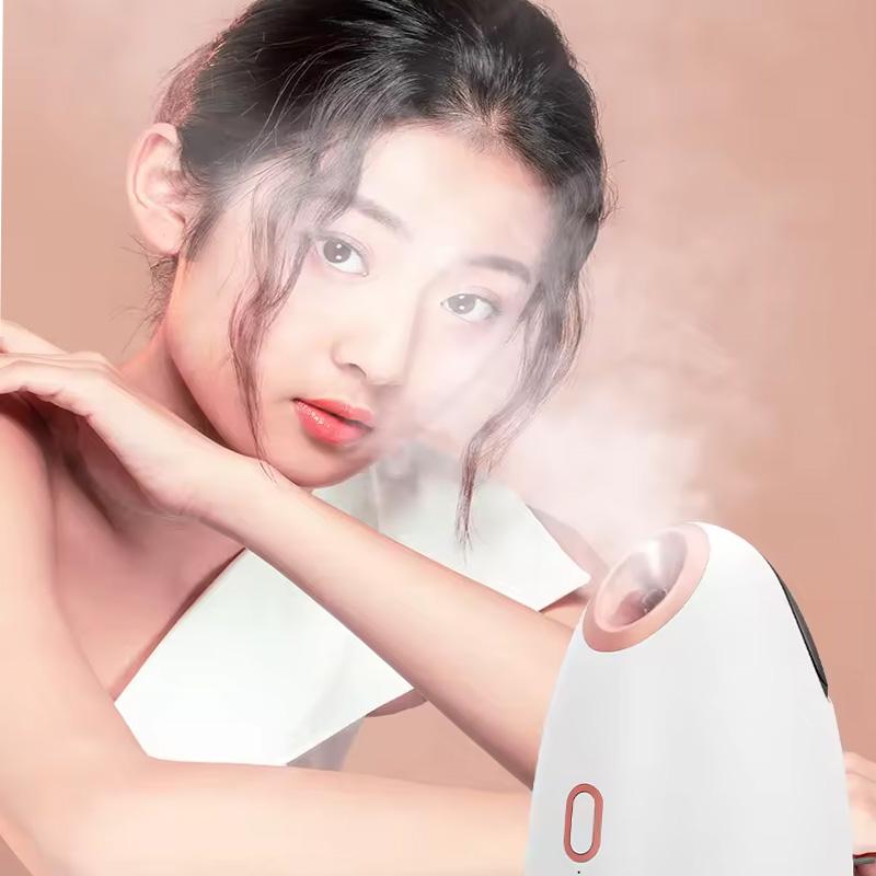 Portable Mini Nano Ionic Hot Mist Sauna Face Moisturizer Vaporizer Steam Machine Home Use Humidifier Steamer Facial Spa