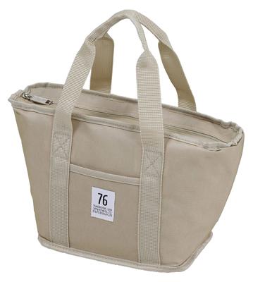Cold Bag Cooler Bag Tote Cooler Bag Capacity 4L S Size Beige 76 Series UE-610 Product Size (Approx.) Width 335 X Depth 125 X Height 195