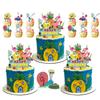 Spongebob Birthday Party Supplies Cake Toppers Birthday Cake Decorations Boys CupCake Topppers for Kid Baby Shower Party Supplie