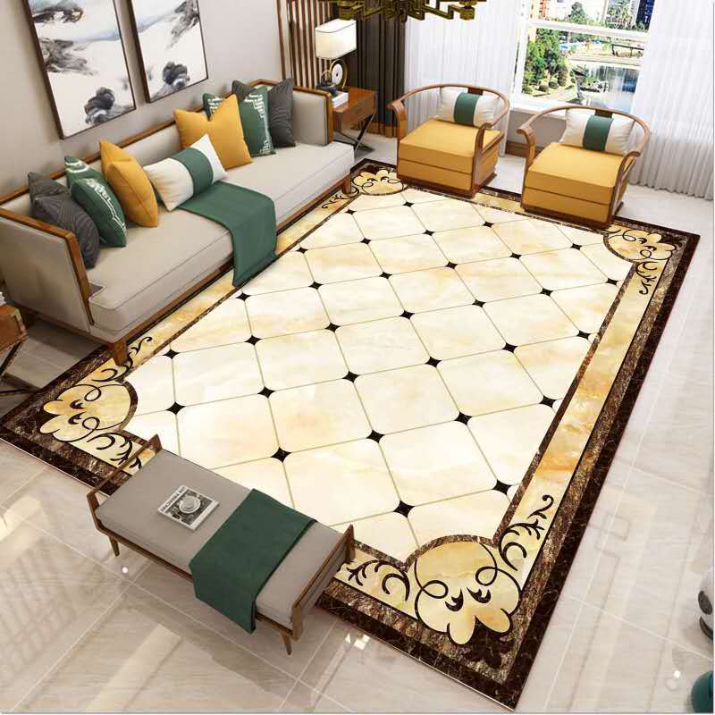 

Современный модный ковер с геометрическим узором для гостиной, кухни, влагонепроницаемый коврик, ковер для столовой, отеля 200*300CM