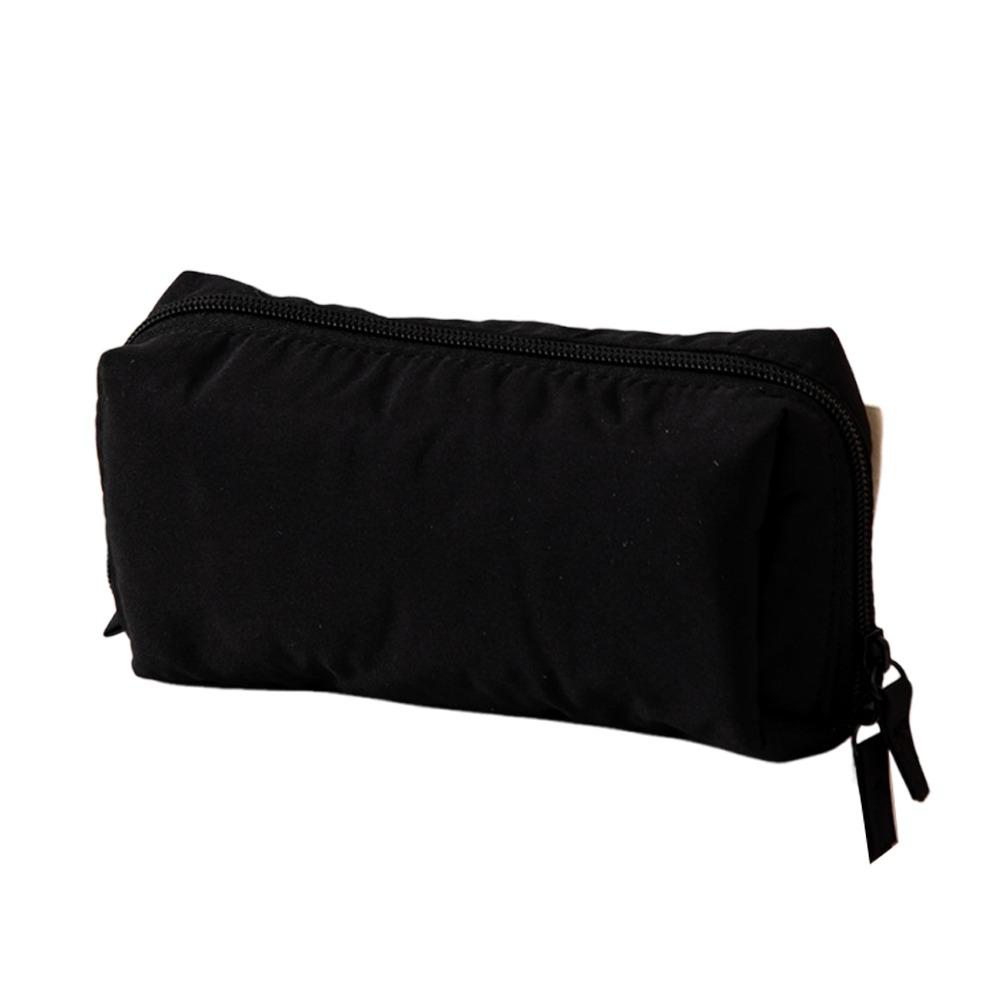 Multi-functional Solid Color Pen Bag Soft Touch Large Capacity Pencil Case Portable Pen Pouch Students Gift