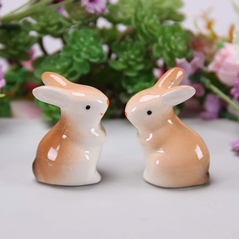 

1Pair Cute Rabbit Ceramic Chopsticks Rest Rack Spoon Fork Holder Chopsticks Stand Tableware Pen Holders Kitchen Tools Home Decor