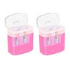 Portable Pencil Sharpener with Lid Dual Holes Pen Sharpener Plastic Manual Students Pencil Sharpener for Classroom Office Home