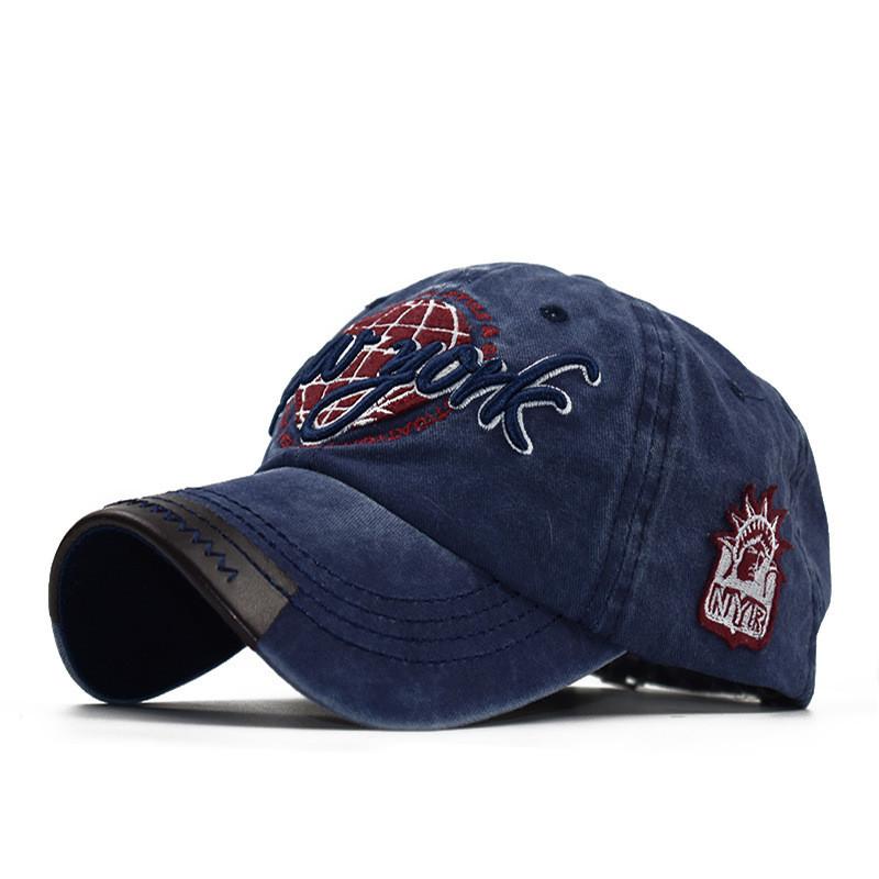 Classic Cotton Baseball Cap With Splicing Letter Embroidery Design For Outdoors
