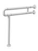 U-Shaped Bathroom Grab Bar With Support Leg