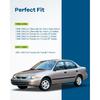 LUJUNTEC Interior Door Handles Driver Passenger Side Replacement for 1998-2002 for Toyota Corolla Texture Grey(4pcs)