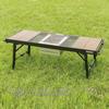 BUNDOK BD-444 Built-in Stove, Stainless Steel, BBQ, Small, Set with Rearrange Table