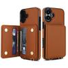 For iPhone 7 - 16 Series! 7 - Color PU Leather Multifunctional Phone Case with Card Slots, Wrist Strap, Lanyard & Kickstand