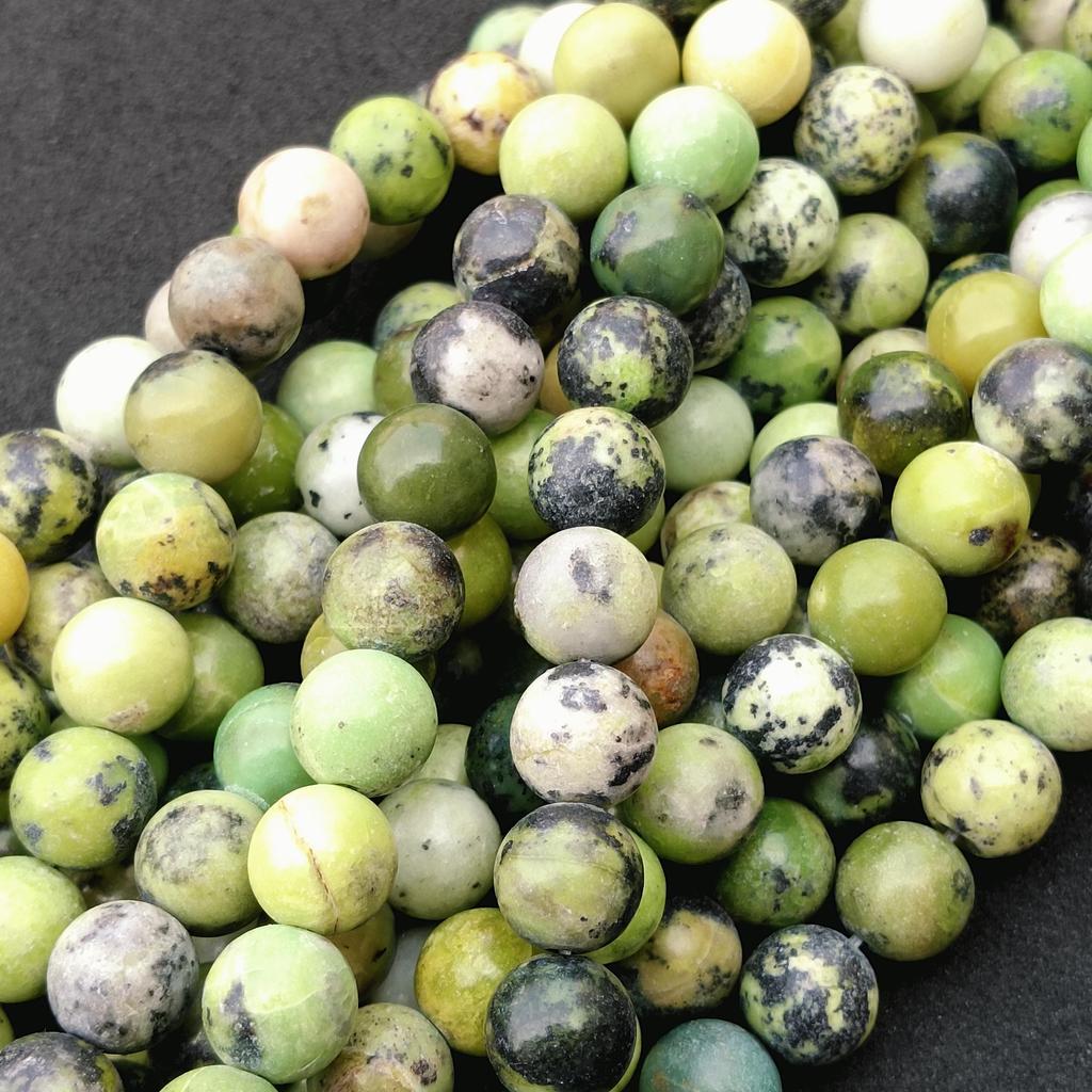 Chrysoprase Australian Jade Beads, Top Grade Genuine Natural Gemstone Round Loose Beads, 4MM 6MM 8MM 10MM Bulk Lot.