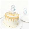KX4B Winter Snowflake Theme Number For Birthday Cake Toppers And Event Decors