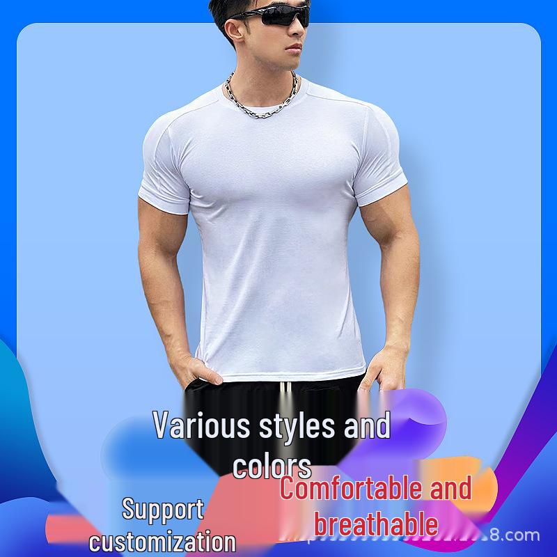 

TAHEFOTM Men s Stretch Raglan Cuffed T-Shirt - Fitness & Running DX-2 M сірий колір