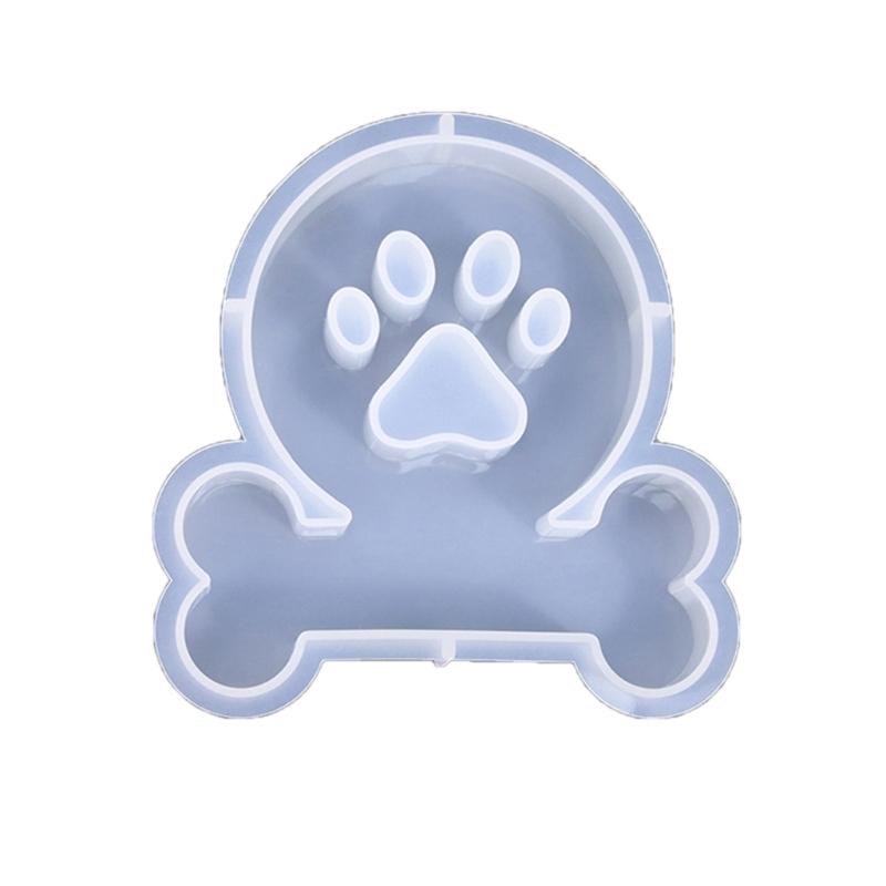 

Cats Paws Bone Shaped Candle Silicone Molds for Candle Soap Christmas Present, Home Decoration, Plaster Silicone Molds 1