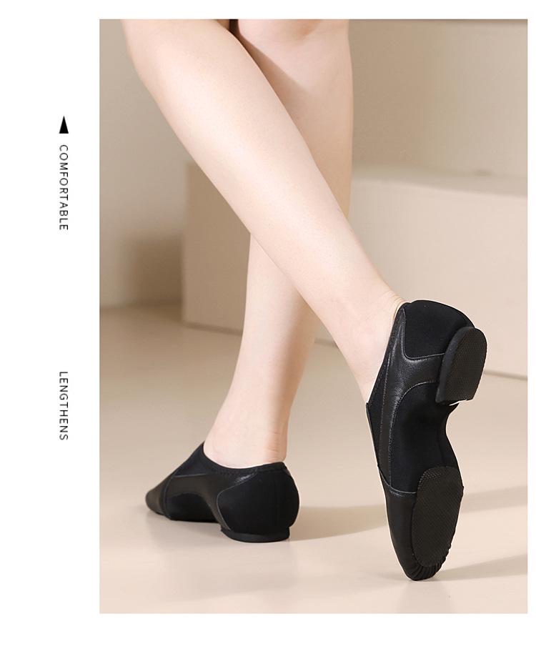 Pantofi de dans Jazz și Balet din Material Elastic pentru Copii și Adulți - Ideali pentru Dans Latin, Practică și Majorete.