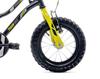 Boys' 12-inch Bicycle Push Bar Side Wheels Basket Tiger Bike Black - Yellow - Gray