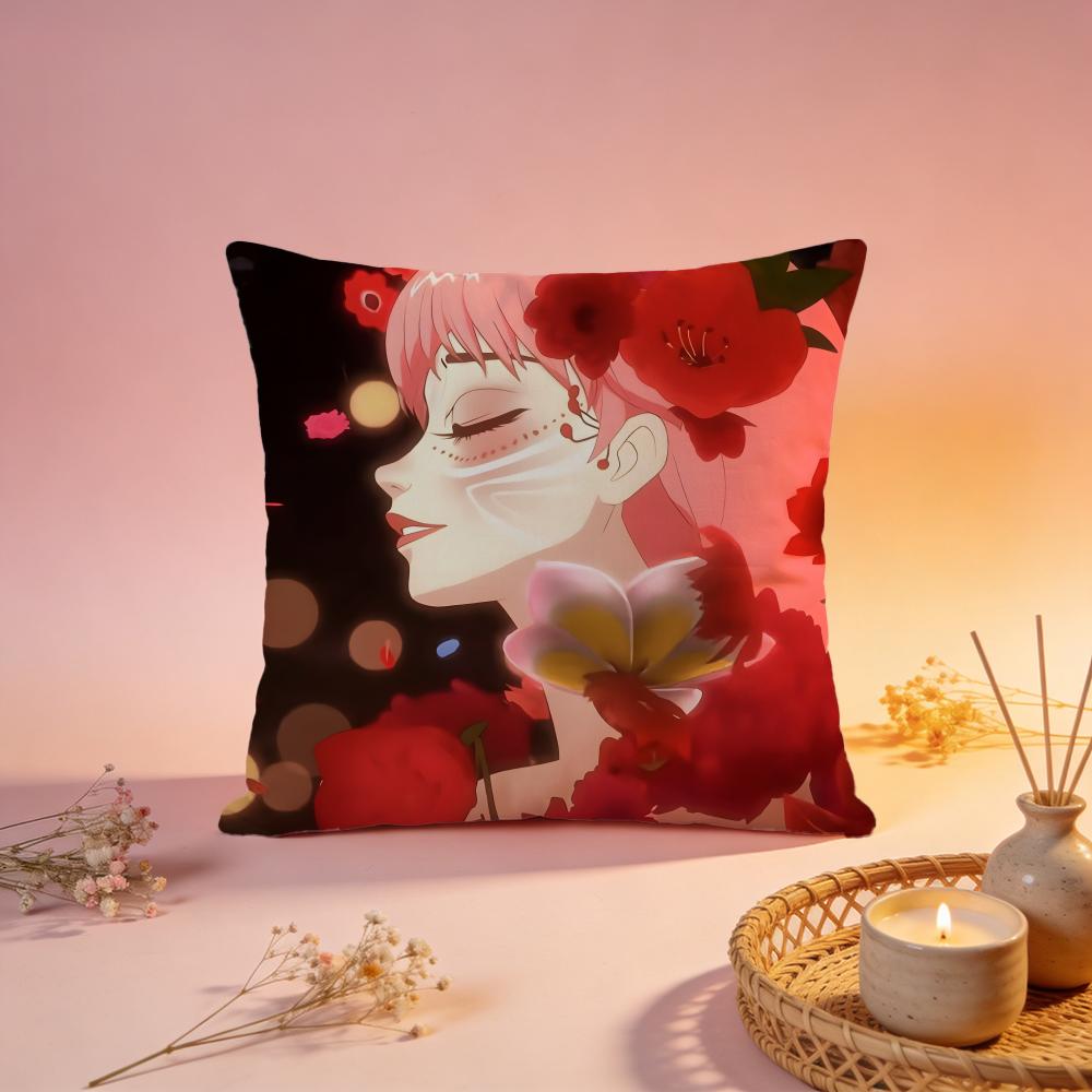 Popular RRyuu To Sobakasu No Himeead Cushion Cover Comfortable Durable Pillow Cover MultiScene for Home Office Car Sofa