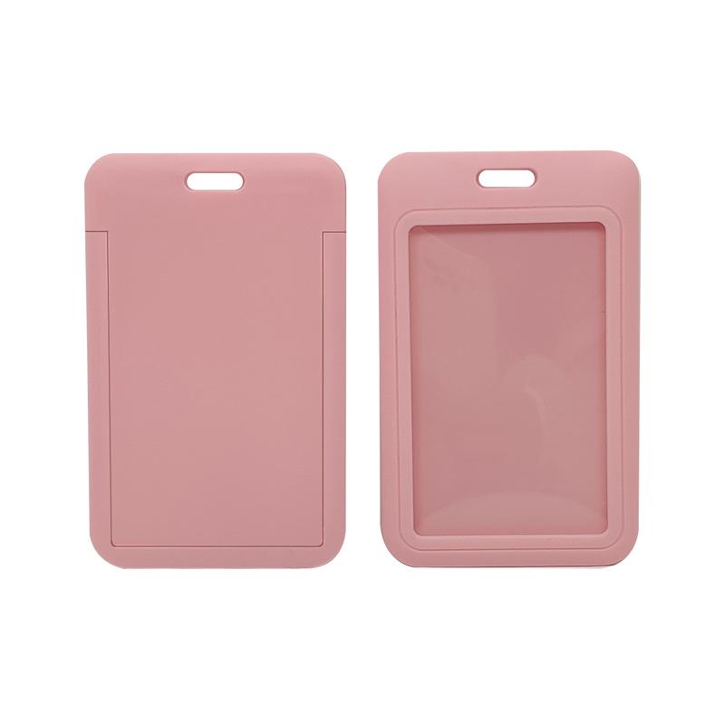 Cartoon-Colored ABS Plastic Slide-In Badge Holder for ID Cards