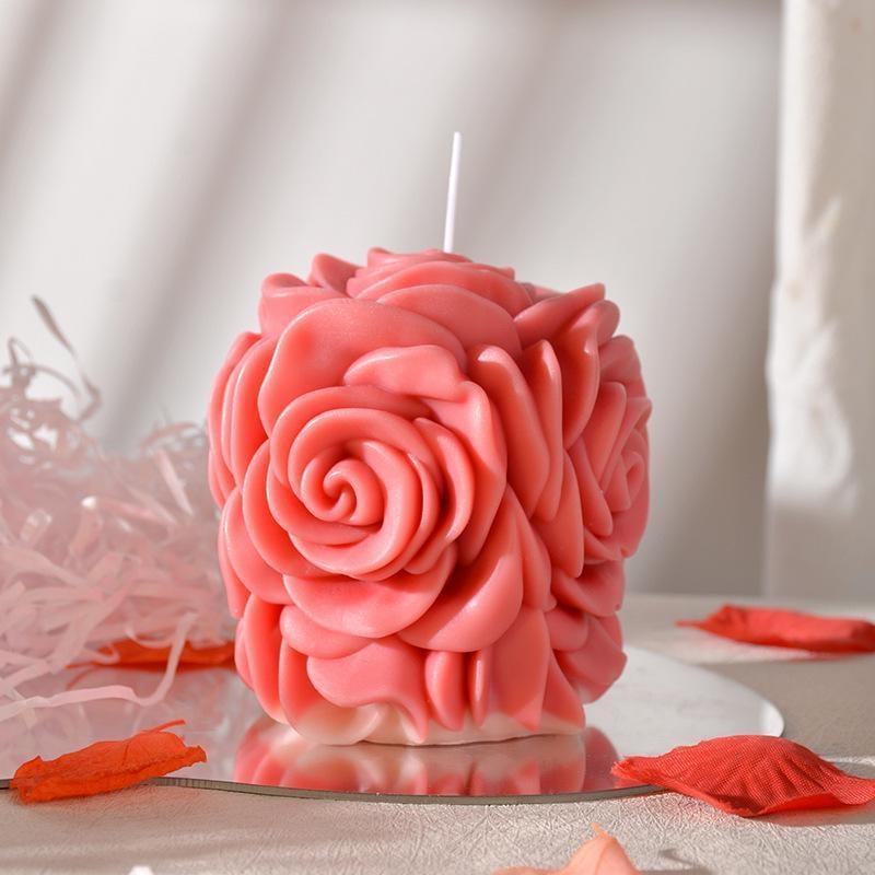 Stylish Aromatherapy Candle Silicone Mold DIY Handmade Wedding Gift Aromatherapy Expansion Stone Mold