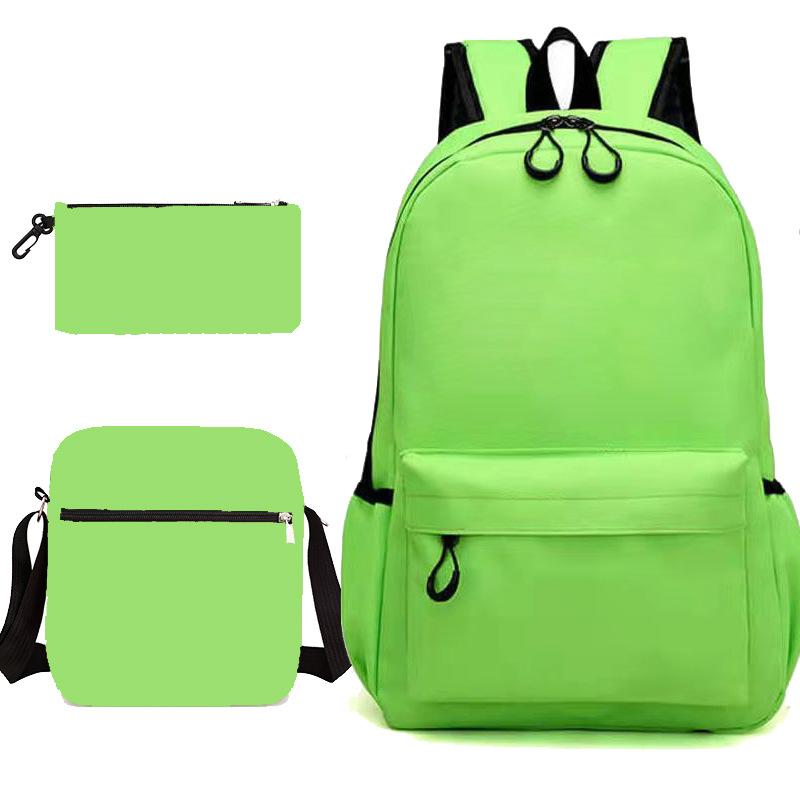 Schulrucksack mit großer Kapazität und Schultergurt; Schüler Drei-teiliges Federmäppchen-Set