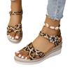2024 Hemp Rope Bottom Fashion Sandalias De Mujer Summer Wsdges Thick Bottom Roman Shoes Comfort Versatile Open Toe Women Shoes