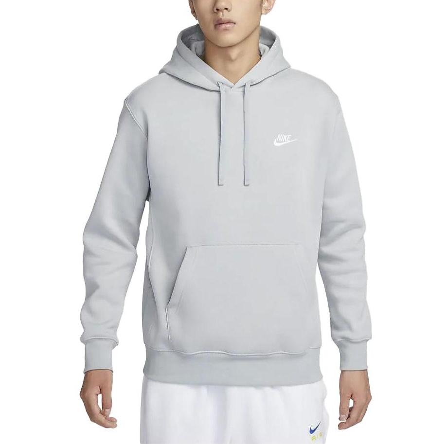 Nike Sportswear Club Fleece Pullover Hoodie 'Grey' Men's BV2655-077