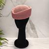 Solid Color Mesh Beret Hat Hollow Casual Stewardess Cap Fashion Knitted Beanie  Women