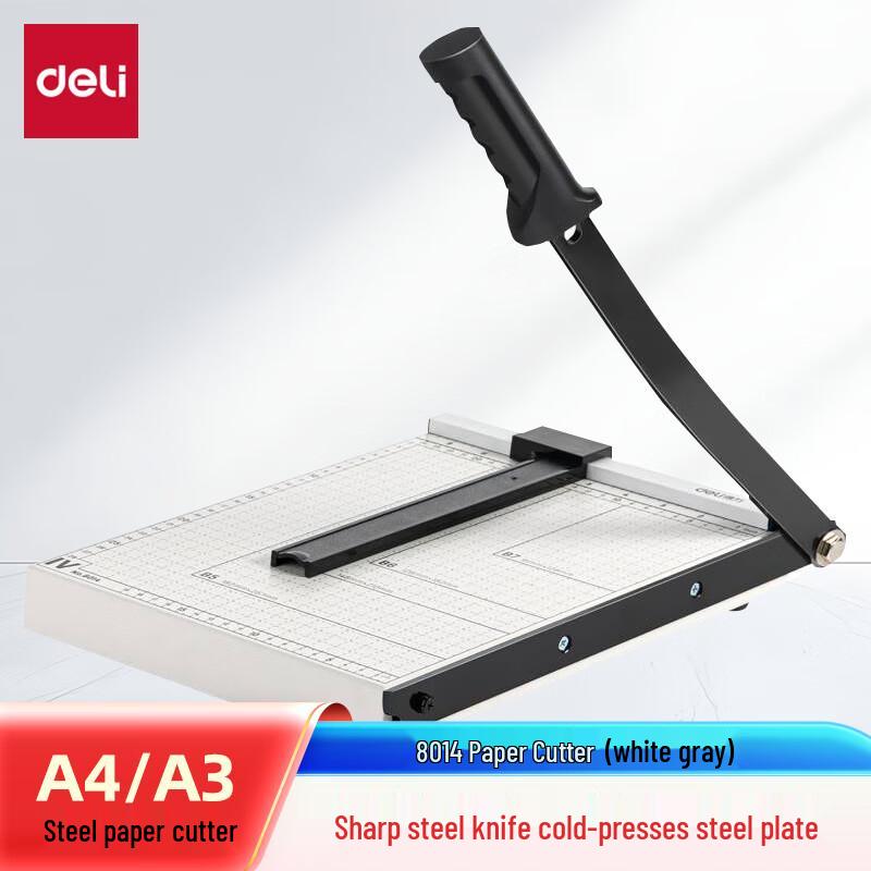 Deli 8014 Manual Steel Paper Cutter A4/A3