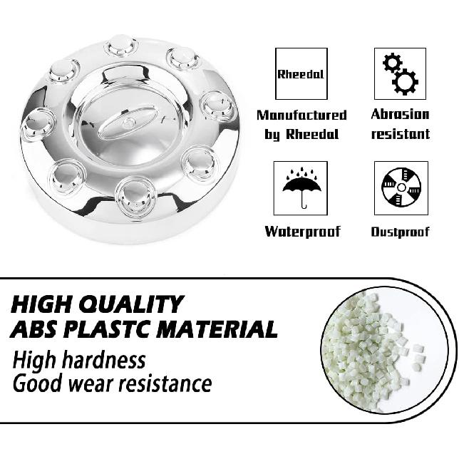 1Pc 252mm(9.92inch) Wheel Center Cap for Ford F350 Wheel Rim Replacement 5C3Z-1130-SA Hub Cap, Chrome 8 Lug Wheel Cover.