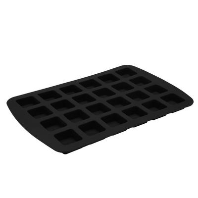 Cake Make Silikonquadrate mit 24 Mulden zum Backen von Schokoladenbackformen