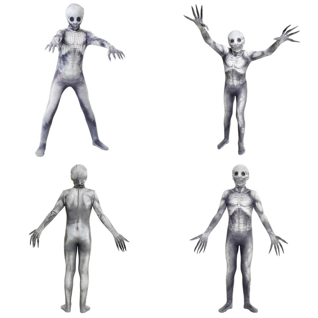 Costume di Halloween Morphsuit The Rake di Alta Qualità e Terrificante per Bambini e Adulti