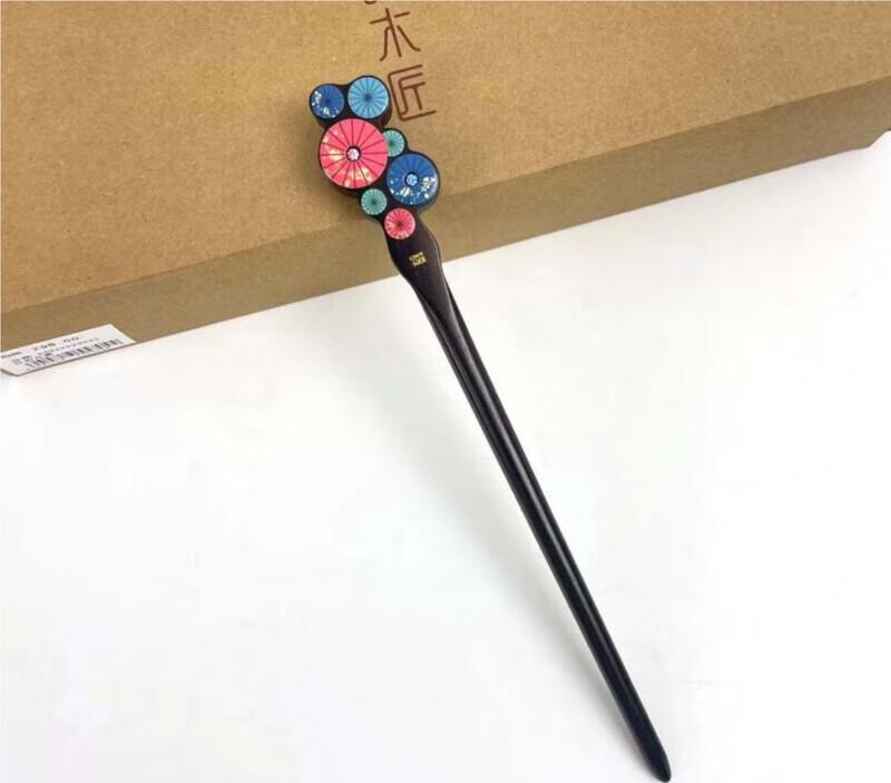 Elegant Red Makeup Lotus Hairpin