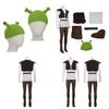 Shrek-inspiriertes Cosplay-Kleidung aus Polyester für Kostümpartys und Veranstaltungen