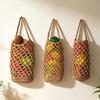 Hand-woven Kitchen Hanging Mesh Bag for Fruit & Vegetable Storage - Wall Decoration for Home or Living Room