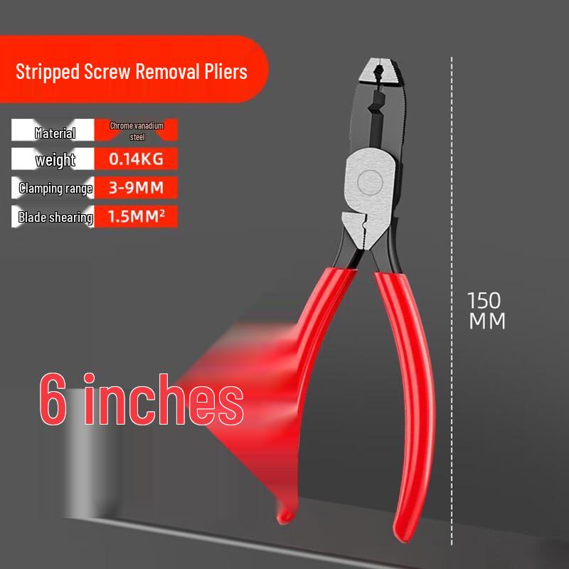 Pioneer Multi-function Stripped Screw Extractor Pliers