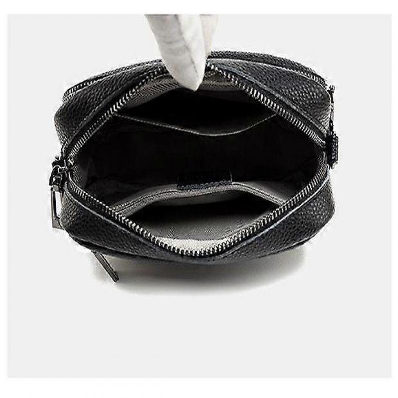 Women's Mobile Phone Shoulder Bag Genuine Leather Crossbody Bag Ladies Cell Phone Bag for Hanging, Shoulder Bag Ladies Small Modern Bag with Wide Shou