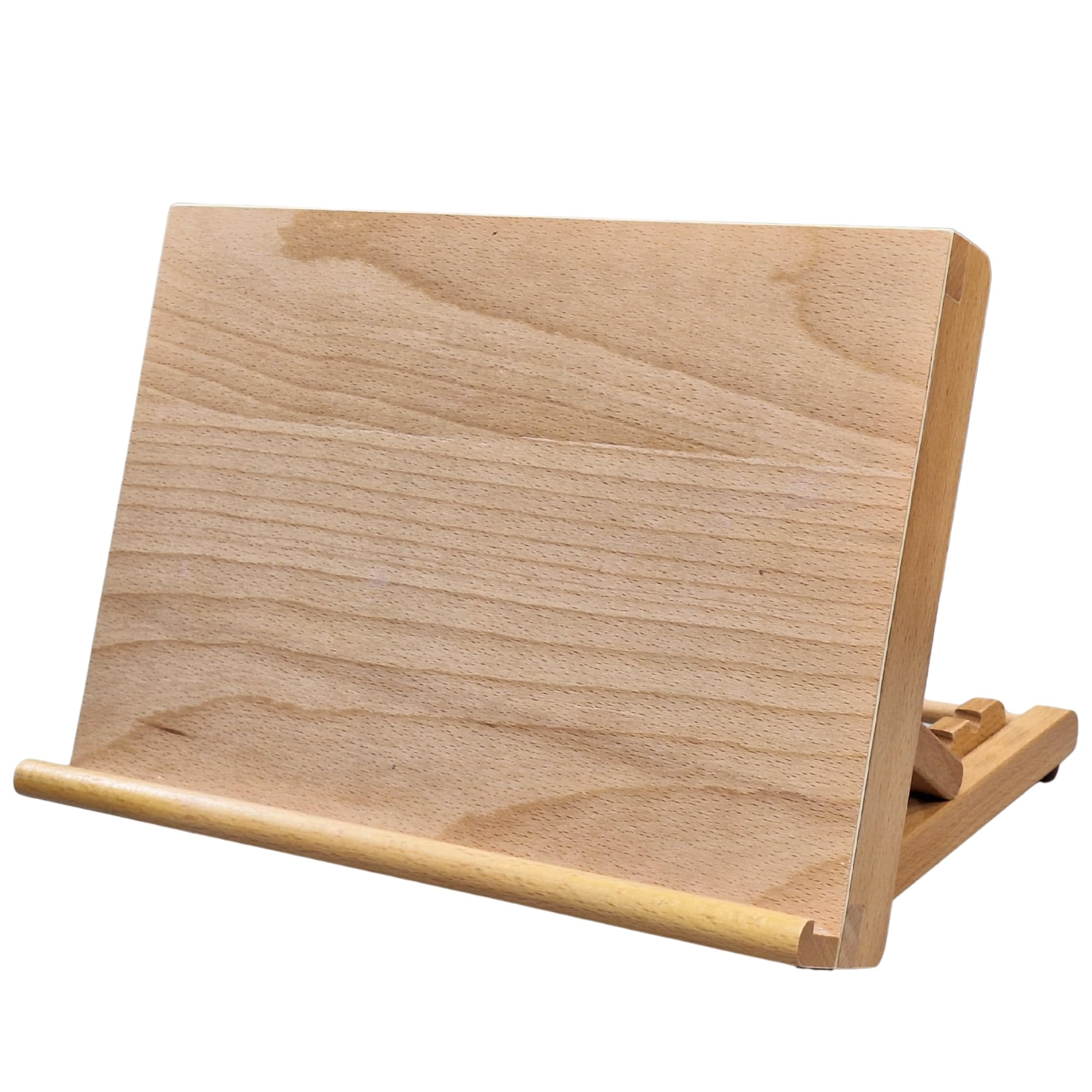 

[Multi-stage angle adjustment] Wooden folding tabletop easel, compact drawing board stand for sketching, watercolor painting, and art, COMFYIZM B5